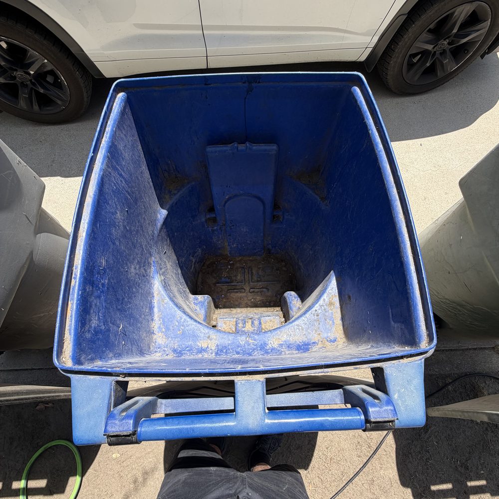 Bin 2, before cleaning