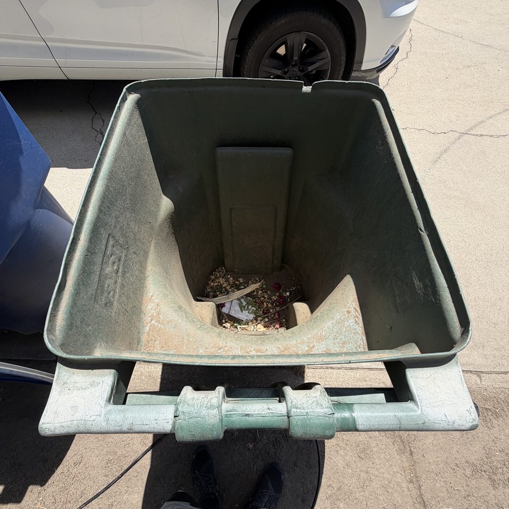 Bin 3, before cleaning